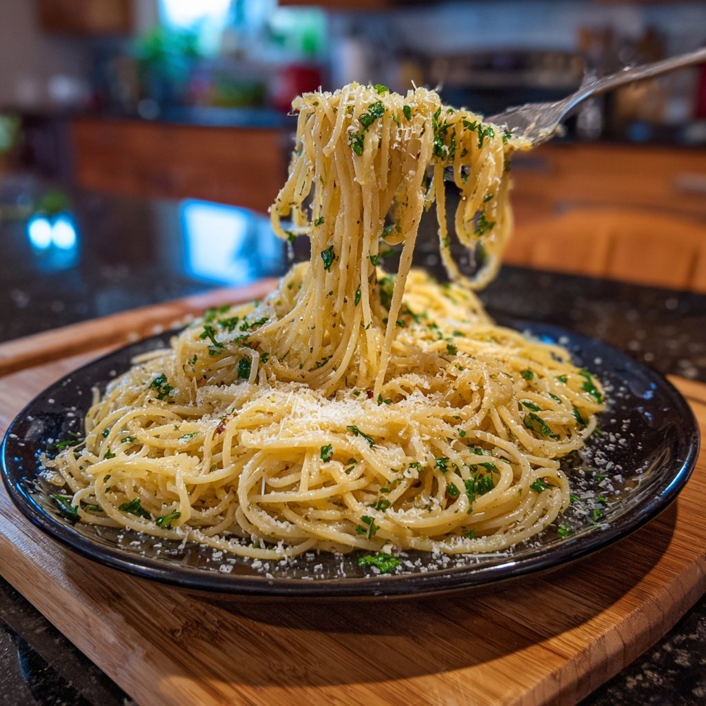 Quick Garlic Butter Pasta
