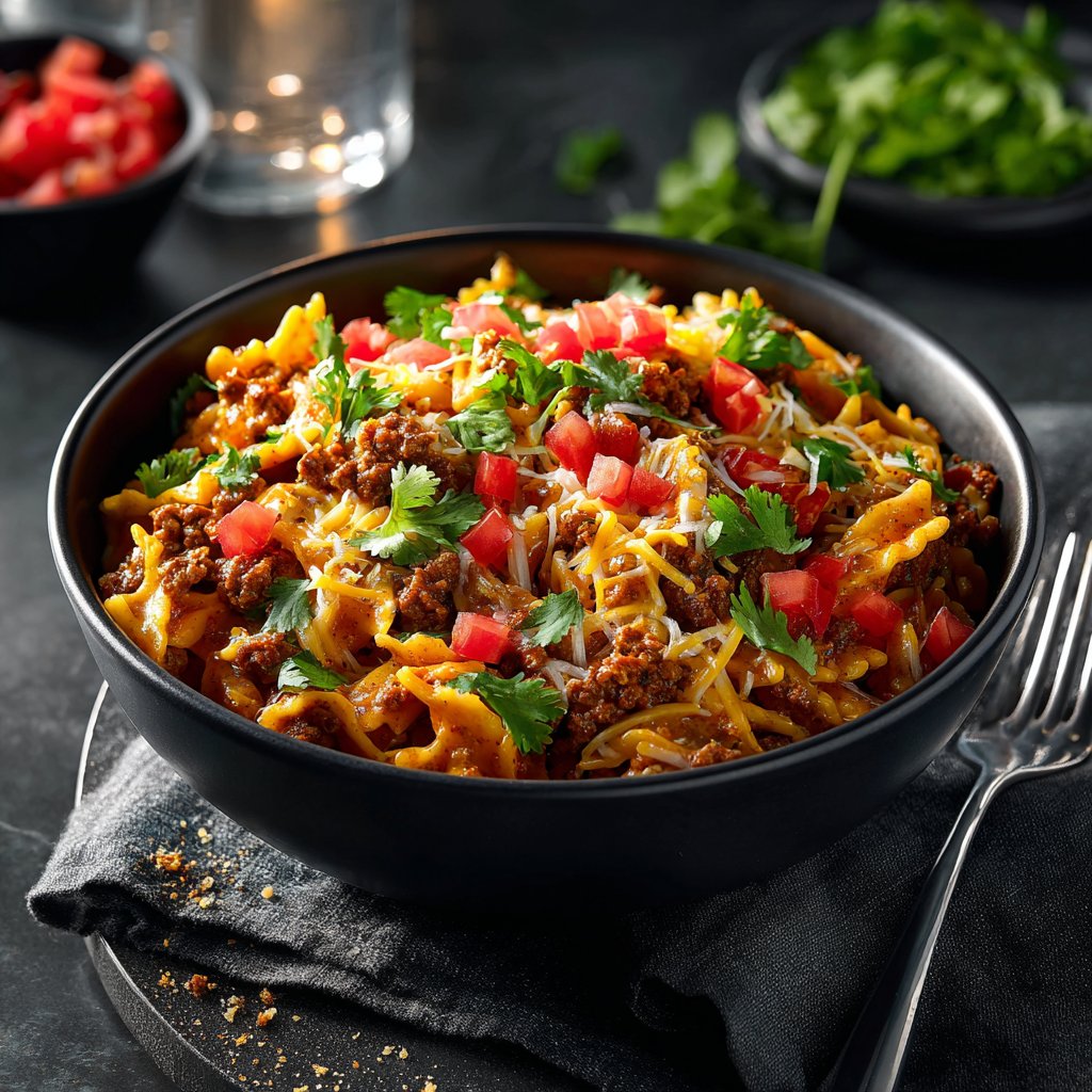 Tex-Mex Taco Pasta Bowl