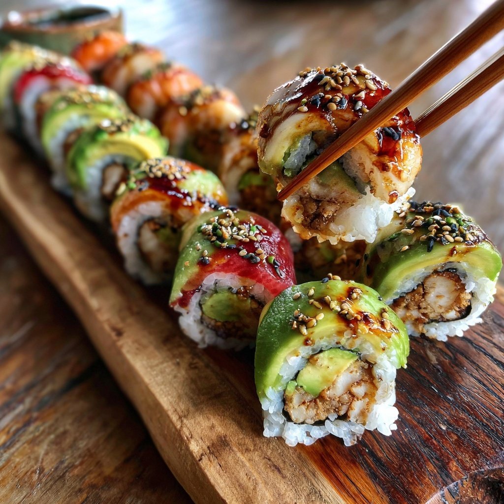 Global Japanese Sushi Rolls