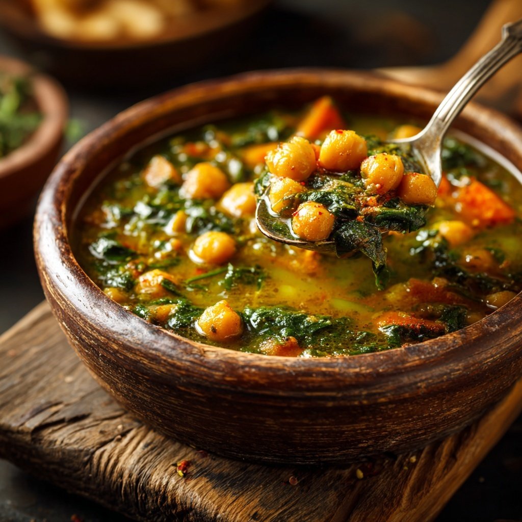 Chickpea and Spinach Stew
