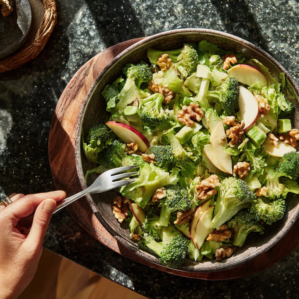 Broccoli Apple Salad with Avocado