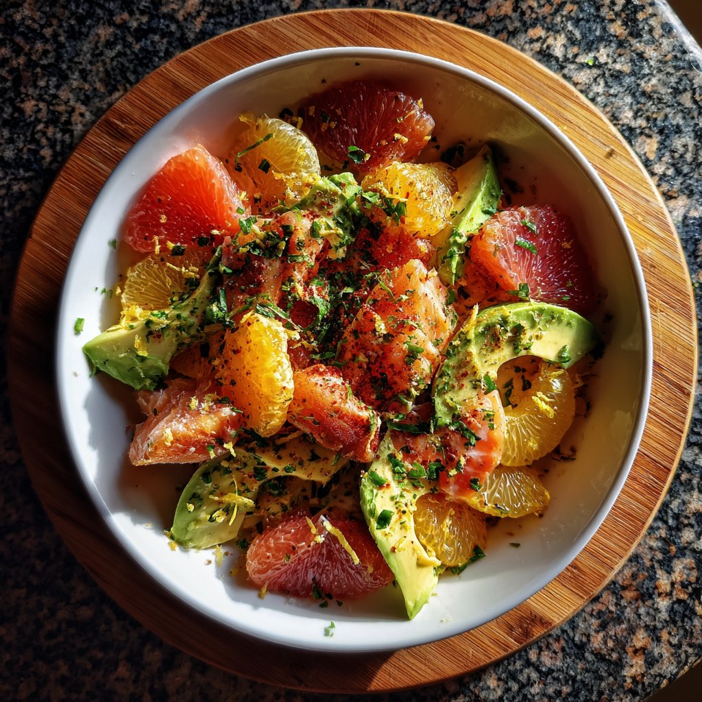 Avocado Citrus Salmon Bowl