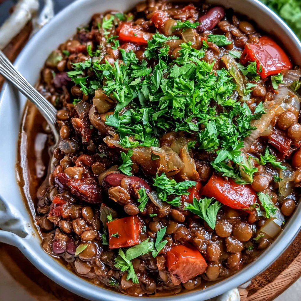 Lentil Chili Protein Bowl